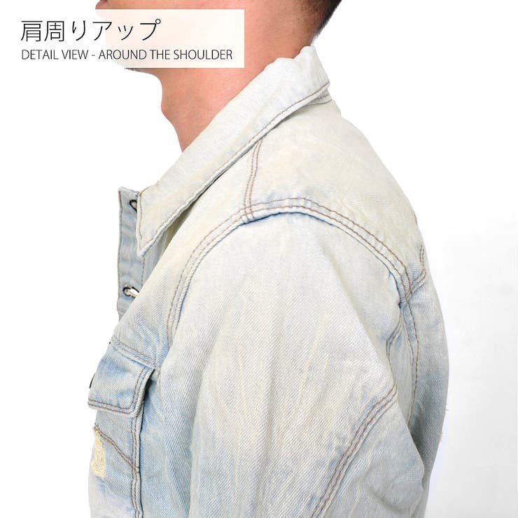 ヴィンテージ加工 迷彩柄デニムジャケット JKT | RAiseNsE  | 詳細画像26 