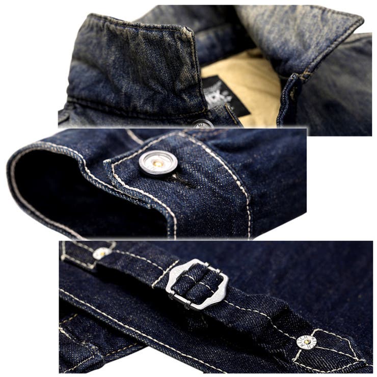 ヴィンテージ加工 迷彩柄デニムジャケット JKT | RAiseNsE  | 詳細画像41 