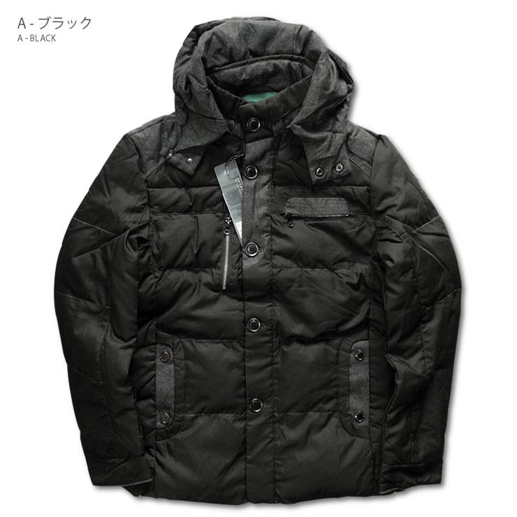 軽量中綿 フード付きジャケット メンズ | RAiseNsE  | 詳細画像13 