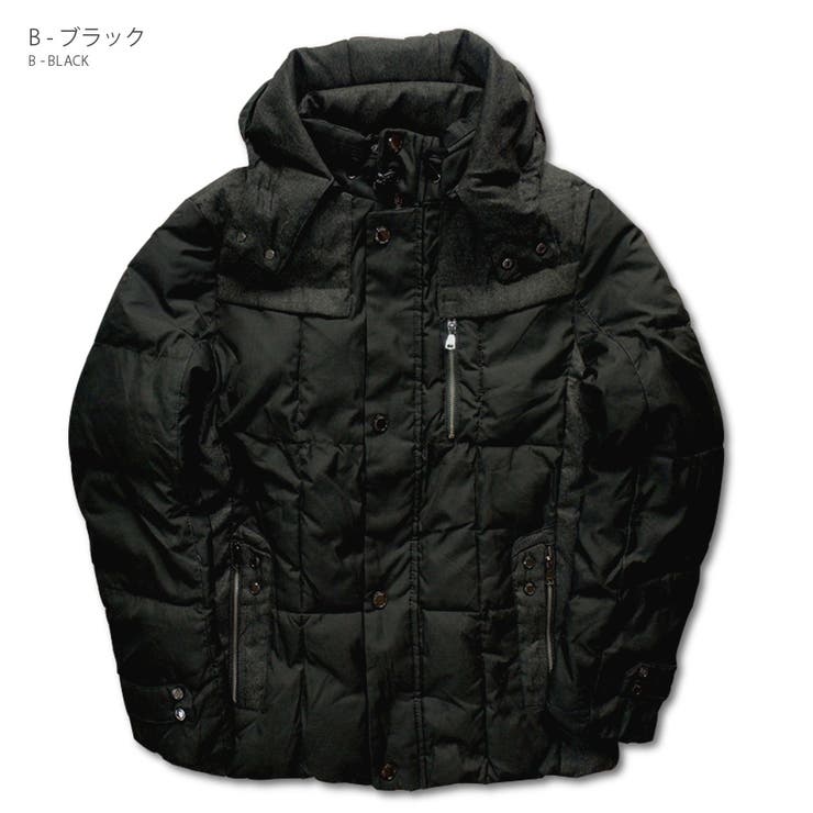 軽量中綿 フード付きジャケット メンズ | RAiseNsE  | 詳細画像15 