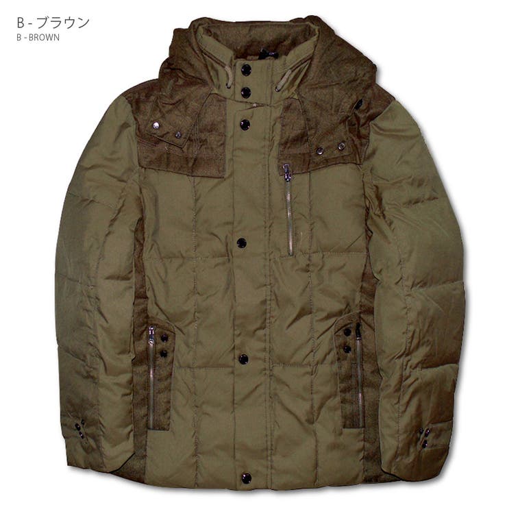 軽量中綿 フード付きジャケット メンズ | RAiseNsE  | 詳細画像16 