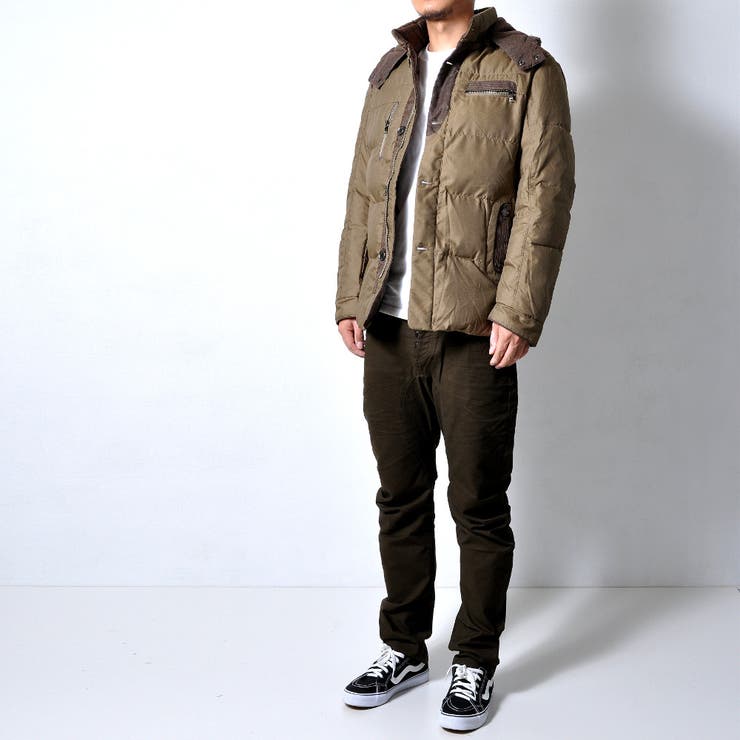 軽量中綿 フード付きジャケット メンズ | RAiseNsE  | 詳細画像11 