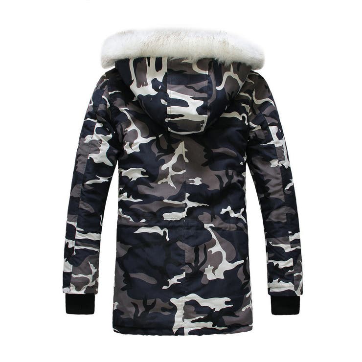 迷彩ミリタリーハーフコート メンズ アウター | RAiseNsE  | 詳細画像19 