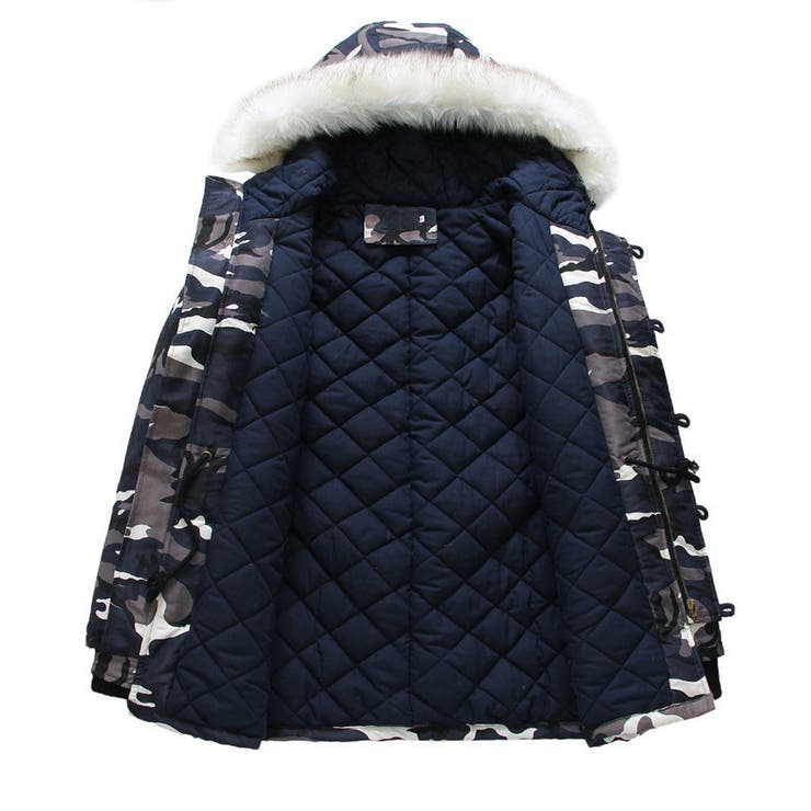 迷彩ミリタリーハーフコート メンズ アウター | RAiseNsE  | 詳細画像20 