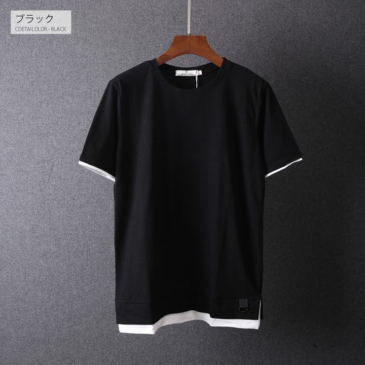 フェイクレイヤード Tシャツ 半袖 | RAiseNsE  | 詳細画像14 