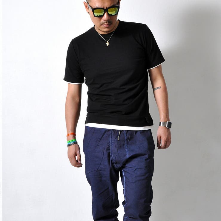 フェイクレイヤード Tシャツ 半袖 | RAiseNsE  | 詳細画像7 