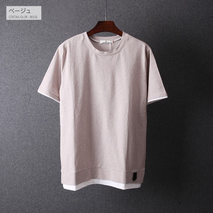 フェイクレイヤード Tシャツ 半袖 | RAiseNsE  | 詳細画像15 