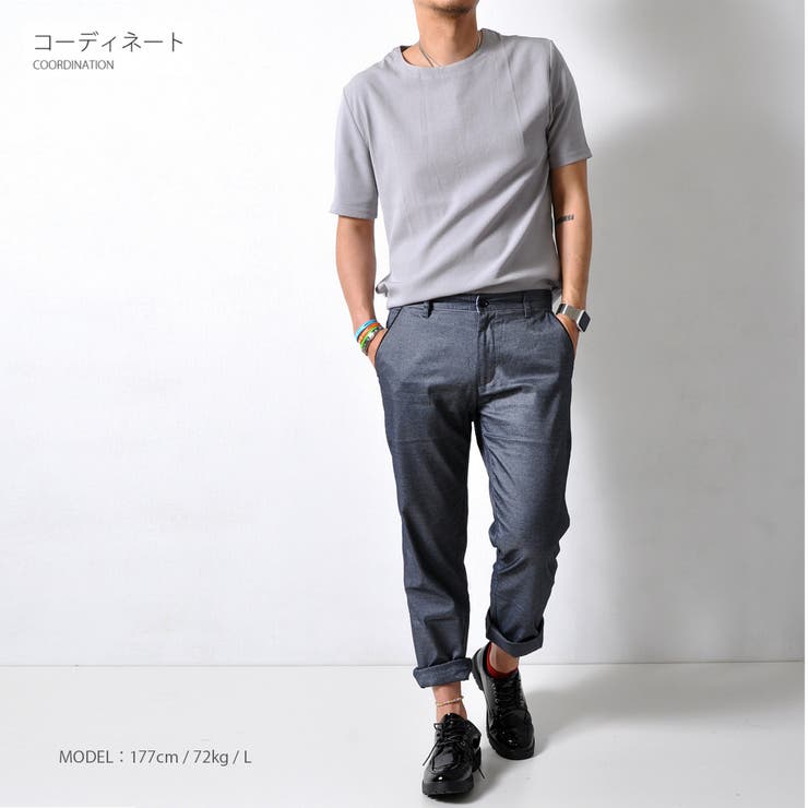 シンプル ストレッチTシャツ プルオーバー | RAiseNsE  | 詳細画像3 