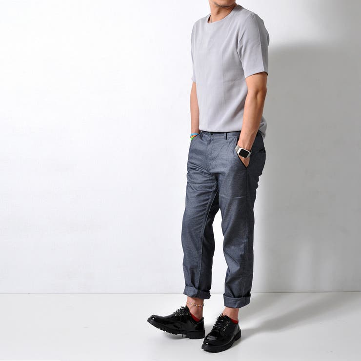 シンプル ストレッチTシャツ プルオーバー | RAiseNsE  | 詳細画像10 