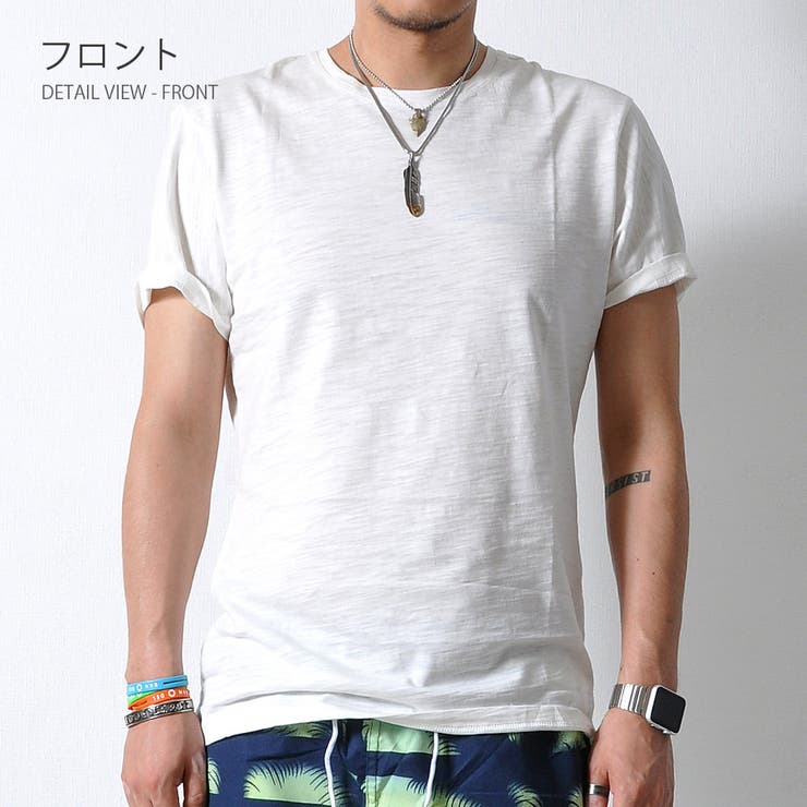 杢デザイン Tシャツ 半袖 | RAiseNsE  | 詳細画像21 