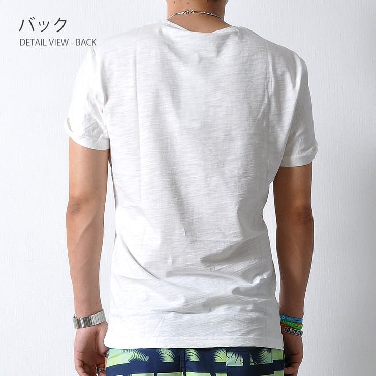 杢デザイン Tシャツ 半袖 | RAiseNsE  | 詳細画像23 