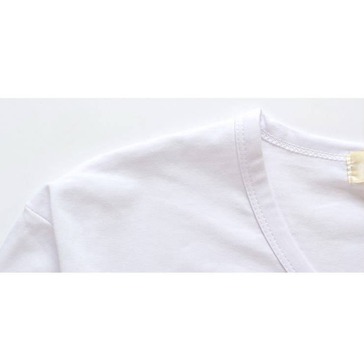 Vネック カラーTシャツ トップス | RAiseNsE  | 詳細画像24 