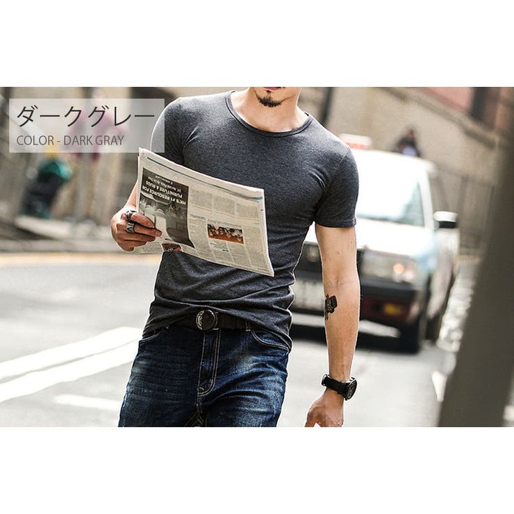 クルーネック カラーTシャツ トップス | RAiseNsE  | 詳細画像7 