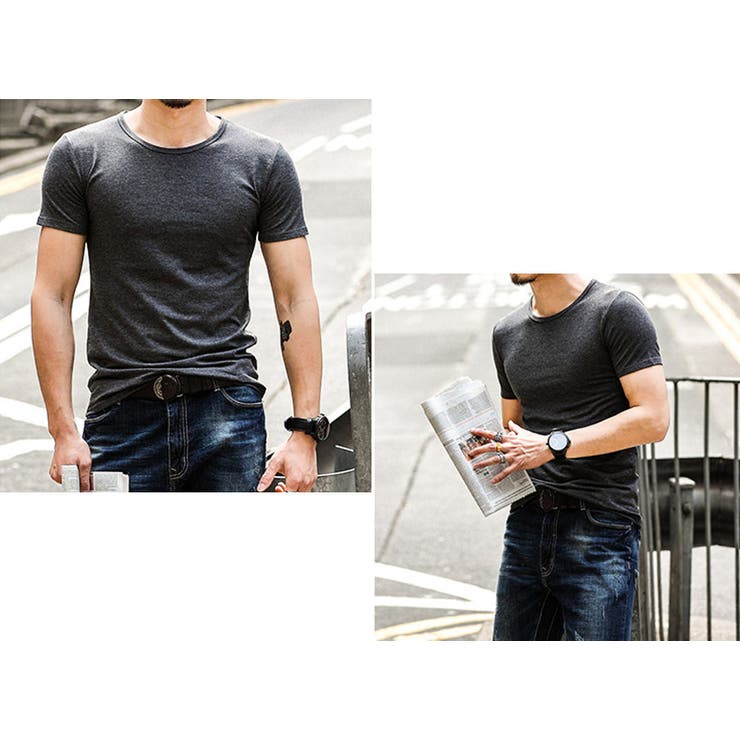 クルーネック カラーTシャツ トップス | RAiseNsE  | 詳細画像8 