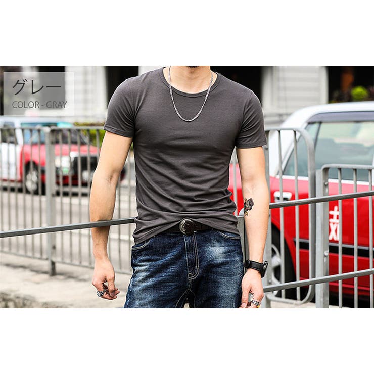 クルーネック カラーTシャツ トップス | RAiseNsE  | 詳細画像9 