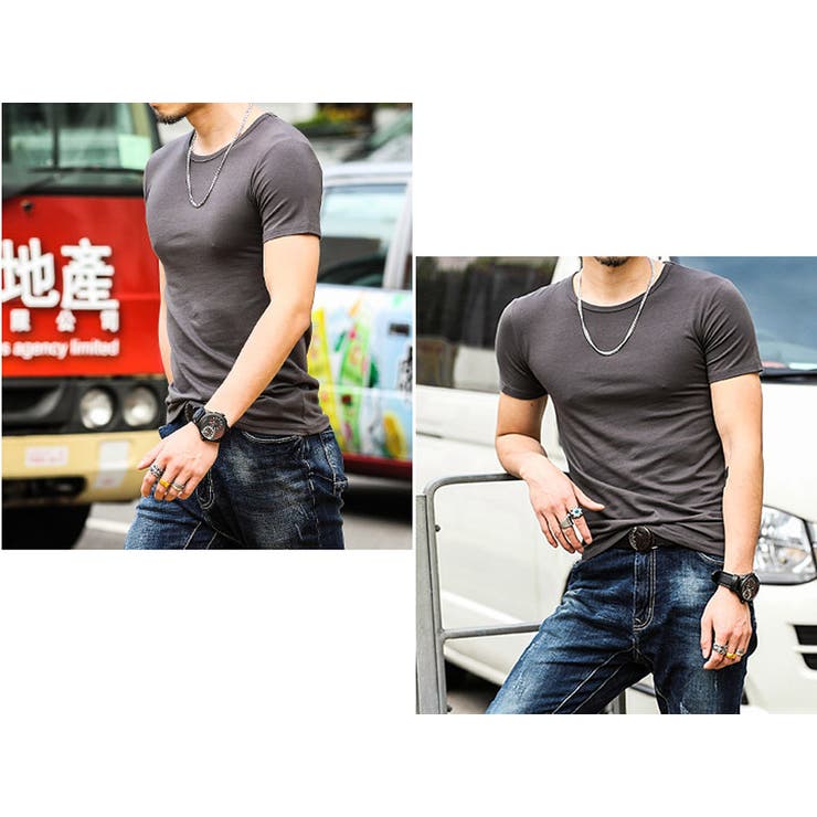 クルーネック カラーTシャツ トップス | RAiseNsE  | 詳細画像10 