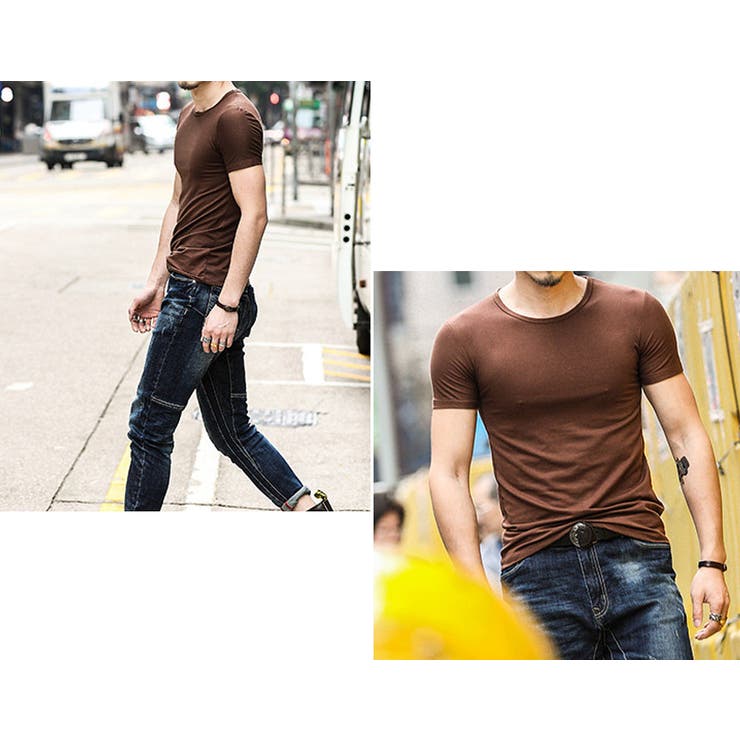 クルーネック カラーTシャツ トップス | RAiseNsE  | 詳細画像12 