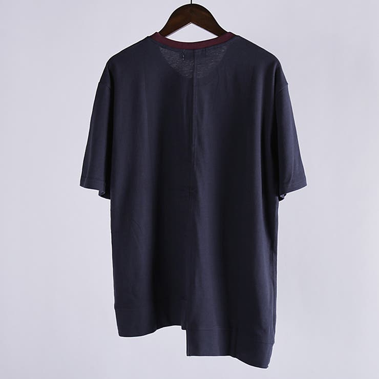 アシメントリー リンガーTシャツ メンズ | RAiseNsE  | 詳細画像23 