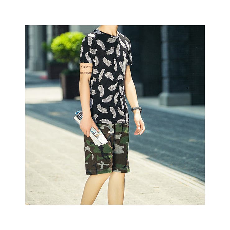 半袖Tシャツ ポケＴ フェザーデザイン | RAiseNsE  | 詳細画像13 