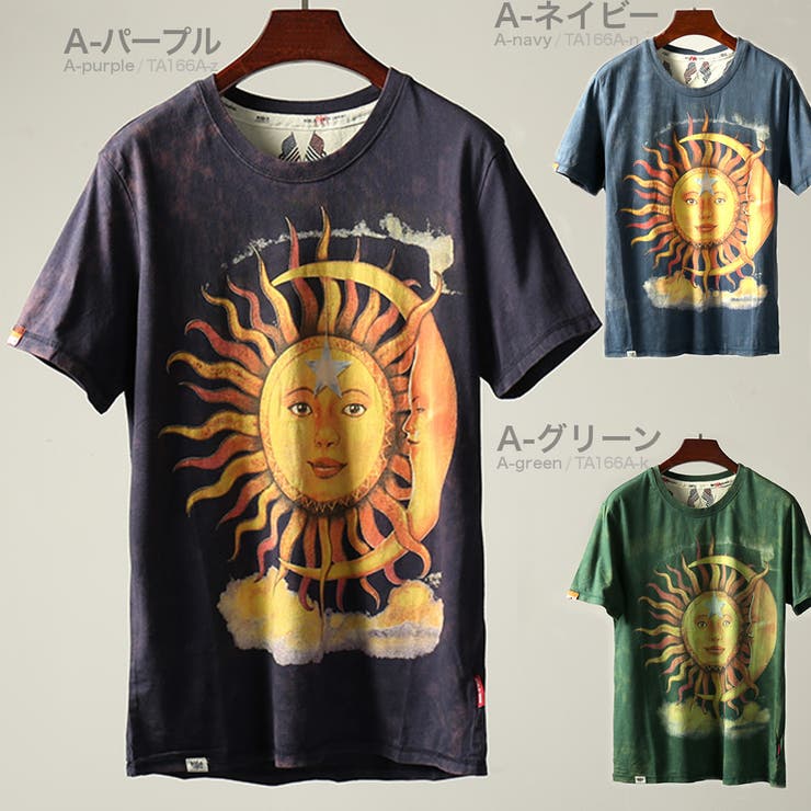 ヴィンテージテイスト プリント 半袖Tシャツ | RAiseNsE  | 詳細画像4