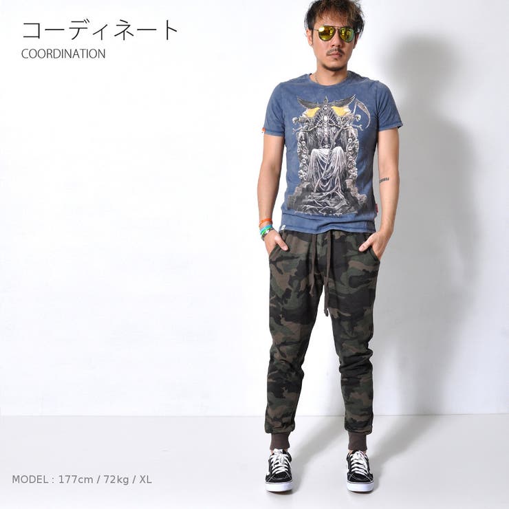 ヴィンテージテイスト プリント 半袖Tシャツ | RAiseNsE  | 詳細画像13