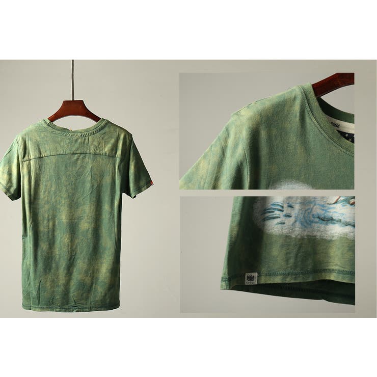 ヴィンテージテイスト プリント 半袖Tシャツ | RAiseNsE  | 詳細画像26