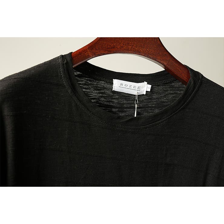 ボーダーピンタック グラフィック 半袖Tシャツ | RAiseNsE  | 詳細画像18 