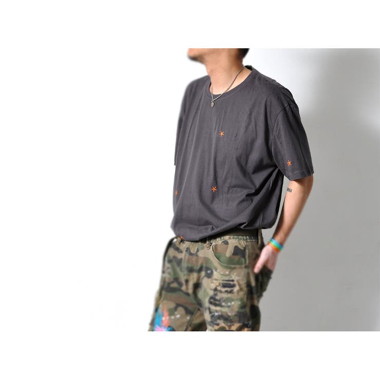 数量限定 星柄 刺繍Tシャツ | RAiseNsE  | 詳細画像8 