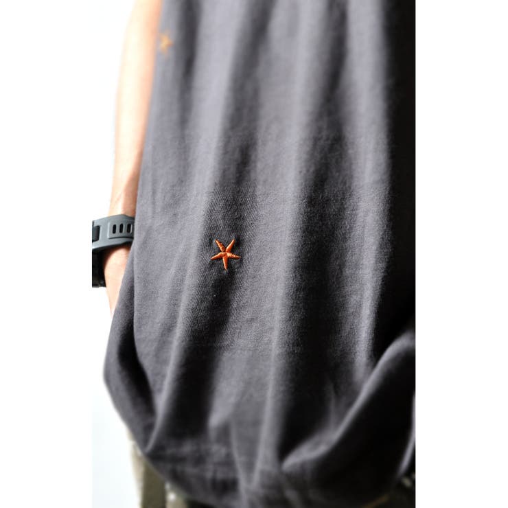 数量限定 星柄 刺繍Tシャツ | RAiseNsE  | 詳細画像9 