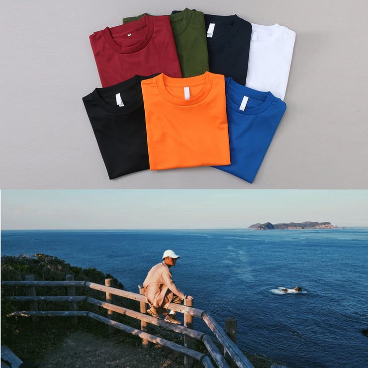 無地 ドライ 半袖Tシャツ | RAiseNsE  | 詳細画像6 