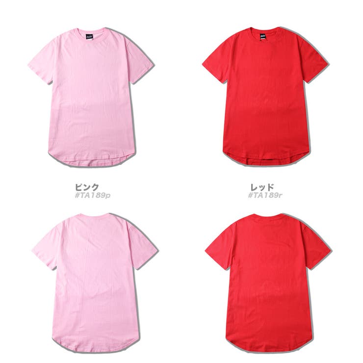 ロング丈 ラウンドカット 半袖Tシャツ | RAiseNsE  | 詳細画像34 