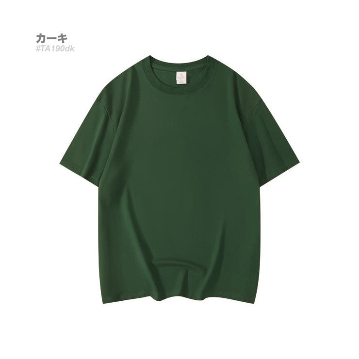 カーキ | ビッグシルエット 半袖Tシャツ メンズ | RAiseNsE 