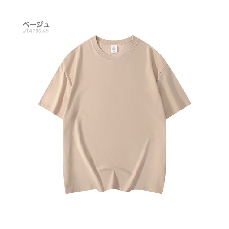 ベージュ | ビッグシルエット 半袖Tシャツ メンズ | RAiseNsE 