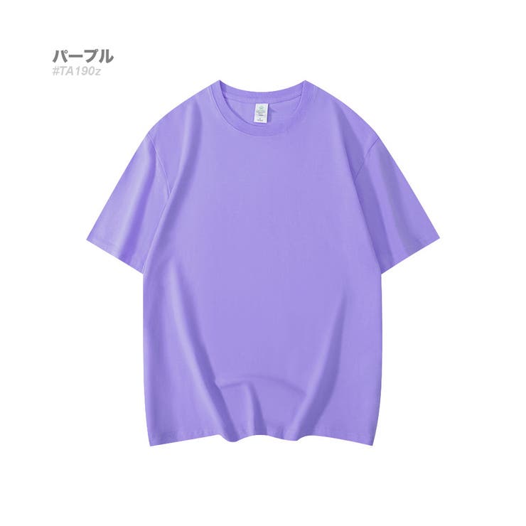 パープル | ビッグシルエット 半袖Tシャツ メンズ | RAiseNsE 