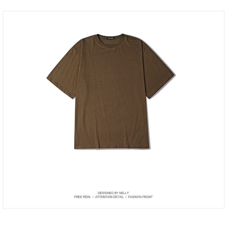 ブラウン | ビッグシルエット 半袖Tシャツ メンズ | RAiseNsE 