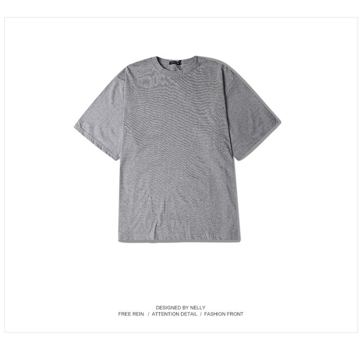 グレー | ビッグシルエット 半袖Tシャツ メンズ | RAiseNsE 