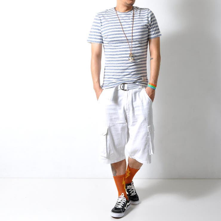 杢ボーダー カットオフネック 半袖 | RAiseNsE  | 詳細画像10 