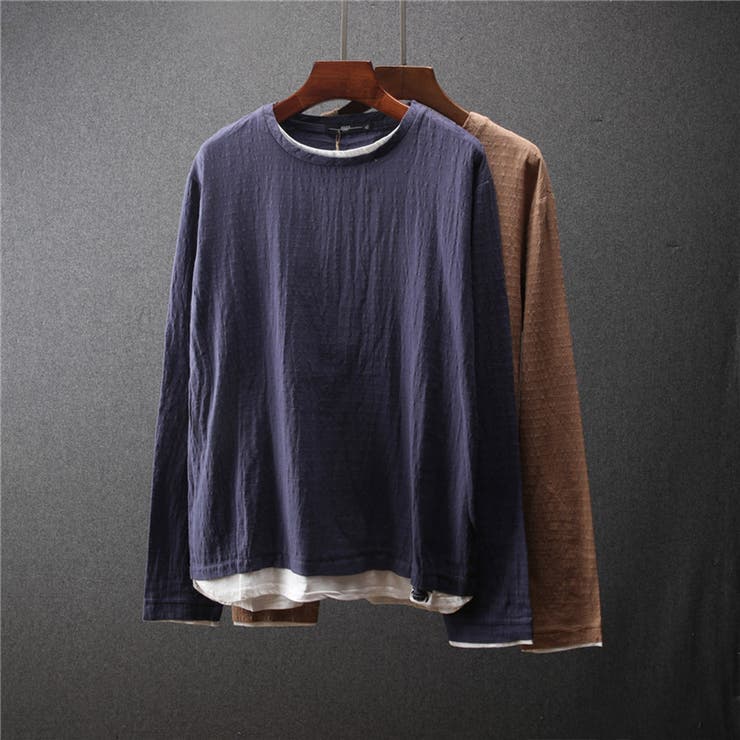 フェイクレイヤード 長袖 Tシャツ | RAiseNsE  | 詳細画像21 