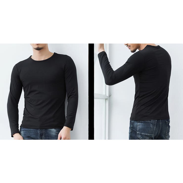 裏起毛 ストレッチ クルーネック | RAiseNsE  | 詳細画像7 