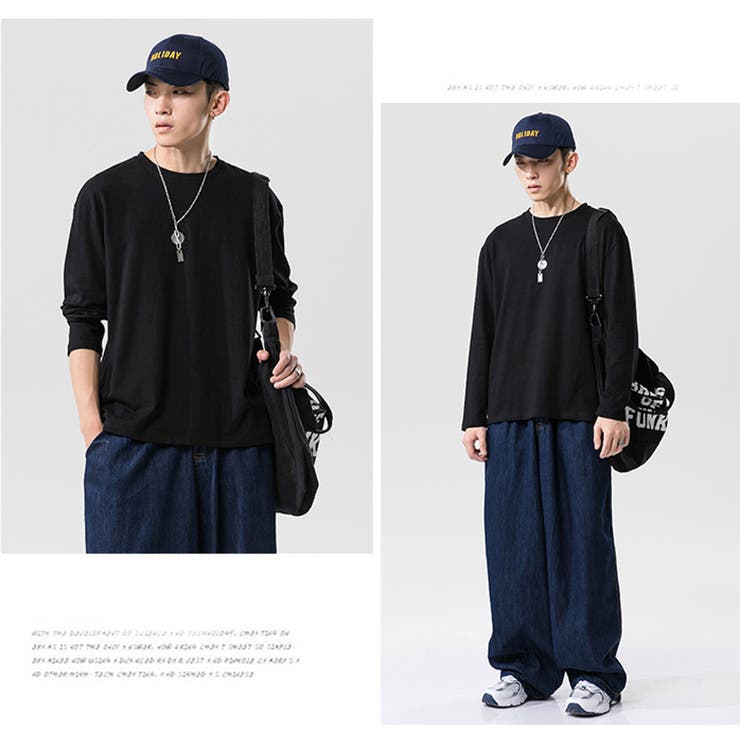 無地 長袖Tシャツ メンズ[品番：RSCM0008610]｜RAiseNsE