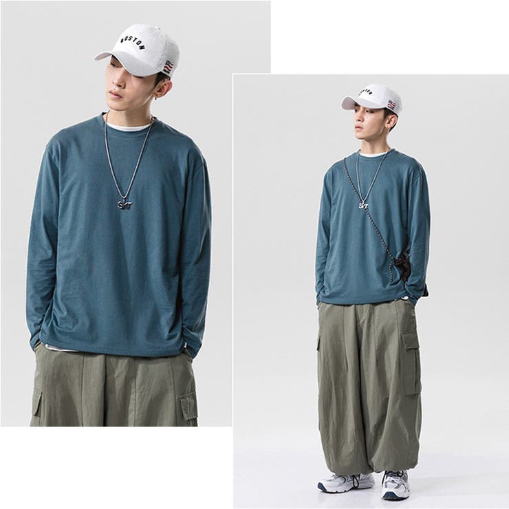 無地 長袖Tシャツ メンズ[品番：RSCM0008610]｜RAiseNsE