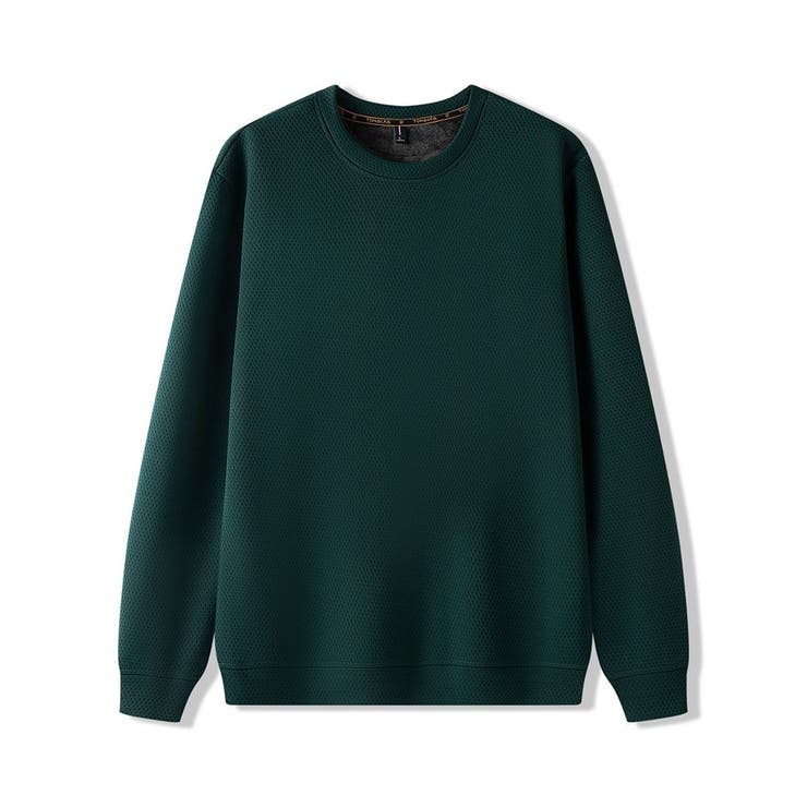 グリーン | 裏起毛 長袖Tシャツ メンズ | RAiseNsE 