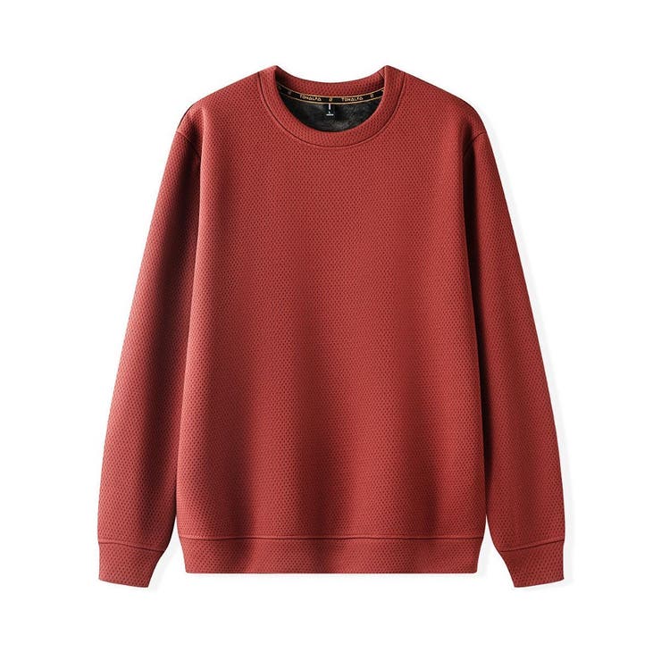 レッド | 裏起毛 長袖Tシャツ メンズ | RAiseNsE 