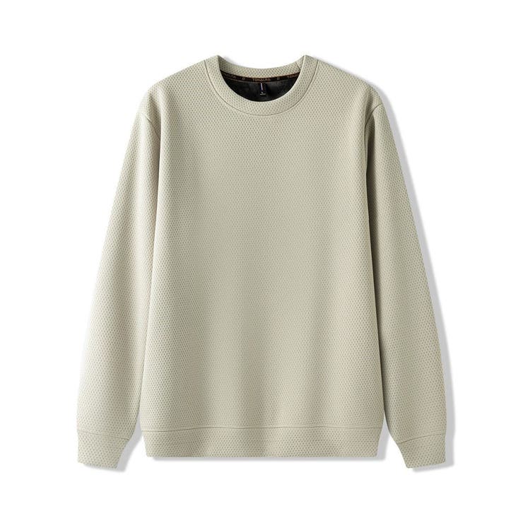 オフホワイト | 裏起毛 長袖Tシャツ メンズ | RAiseNsE 