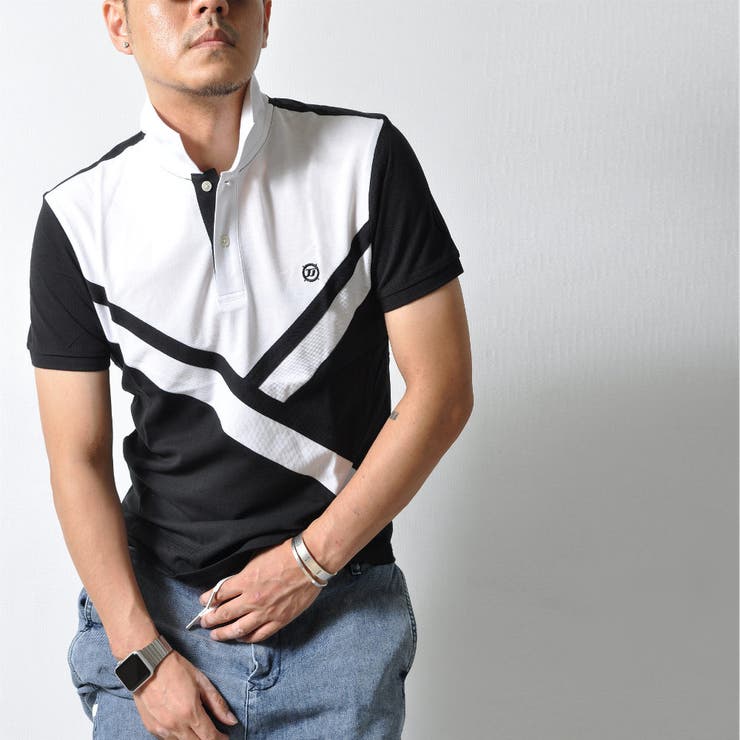 半袖ポロシャツ バイカラー切替 ツートン | RAiseNsE  | 詳細画像4 