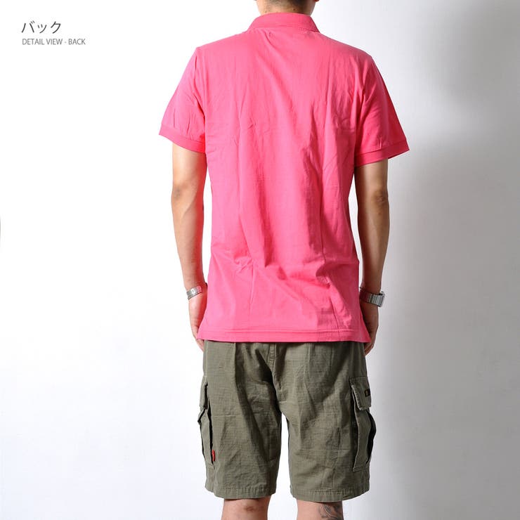 半袖ポロシャツ ビビットカラー カジュアル | RAiseNsE  | 詳細画像10