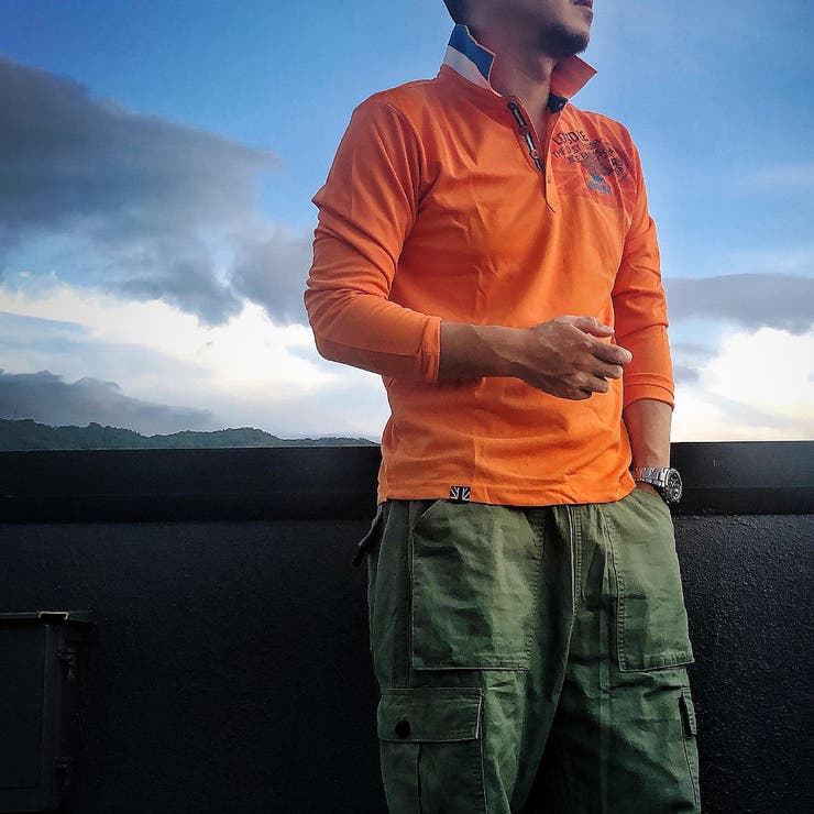 長袖ポロシャツ メンズ ビビットカラー | RAiseNsE  | 詳細画像3 