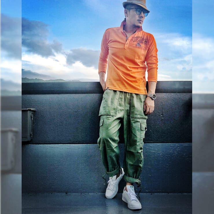 長袖ポロシャツ メンズ ビビットカラー | RAiseNsE  | 詳細画像7 