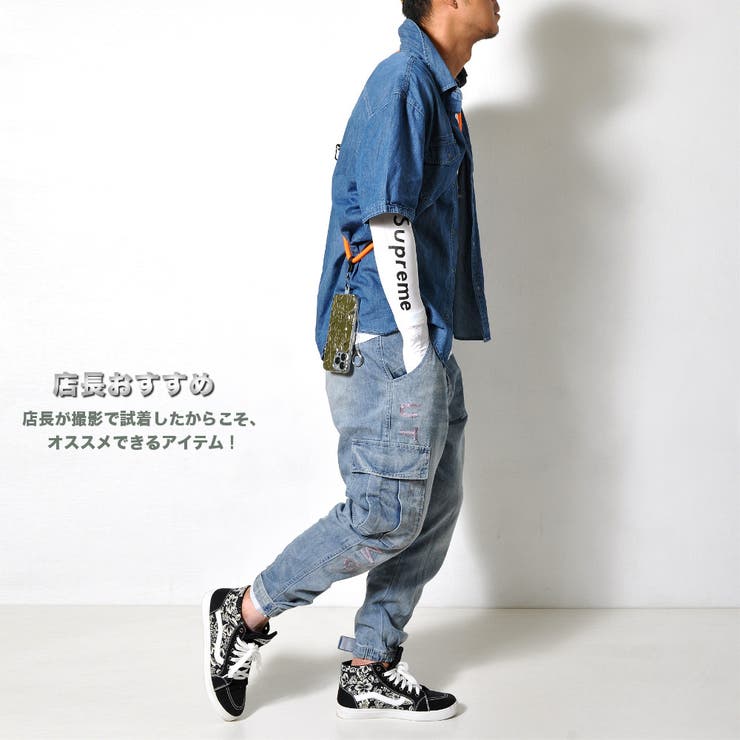 数量限定 デニムシャツ 半袖 | RAiseNsE  | 詳細画像17 