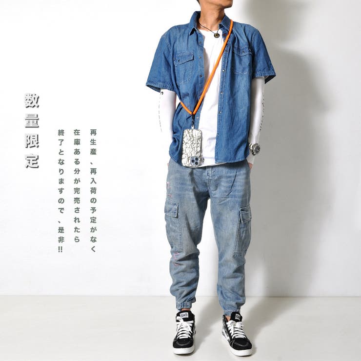 数量限定 デニムシャツ 半袖 | RAiseNsE  | 詳細画像19 